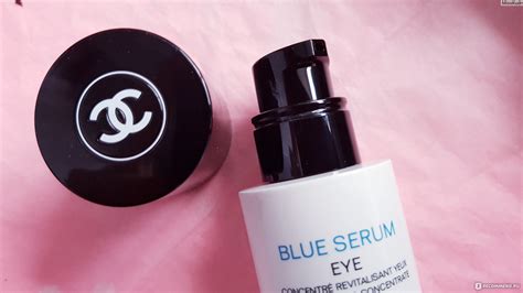 chanel blue serum eye cushion.